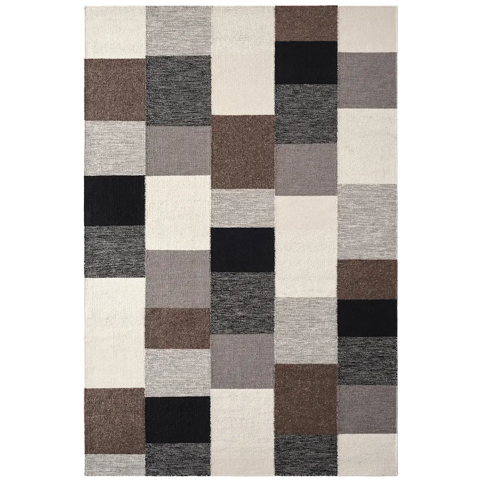 Patchwork 02 Black ullmatta