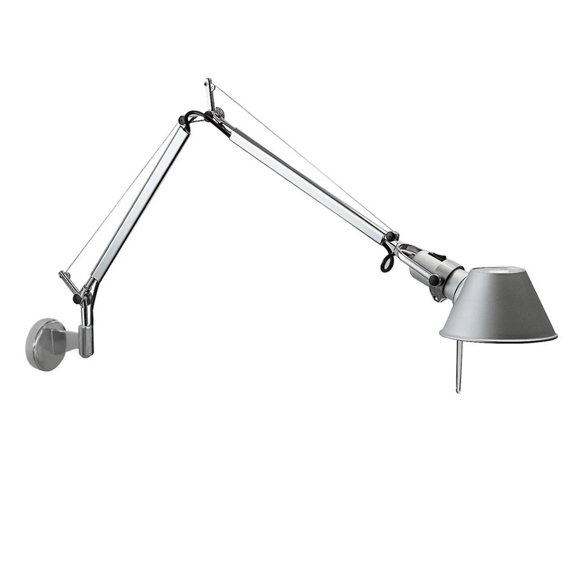 Tolomeo Mini Vägglampa, Svart Sockel E27 - Artemide - NO GA