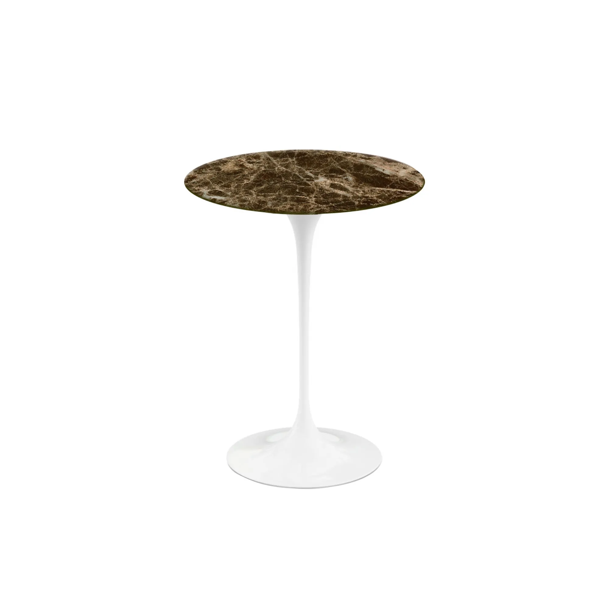 Saarinen Round sidobord Ø 41 cm White - 1