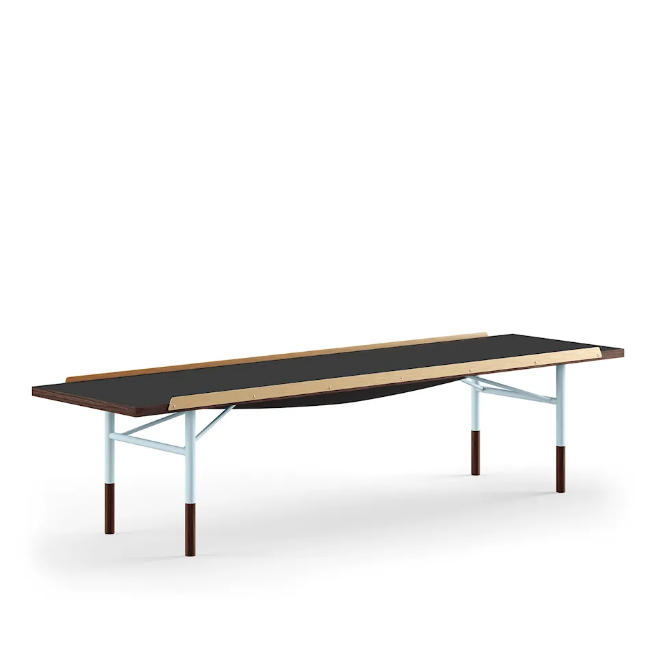 Table Bench bänk Large med mässingskanter