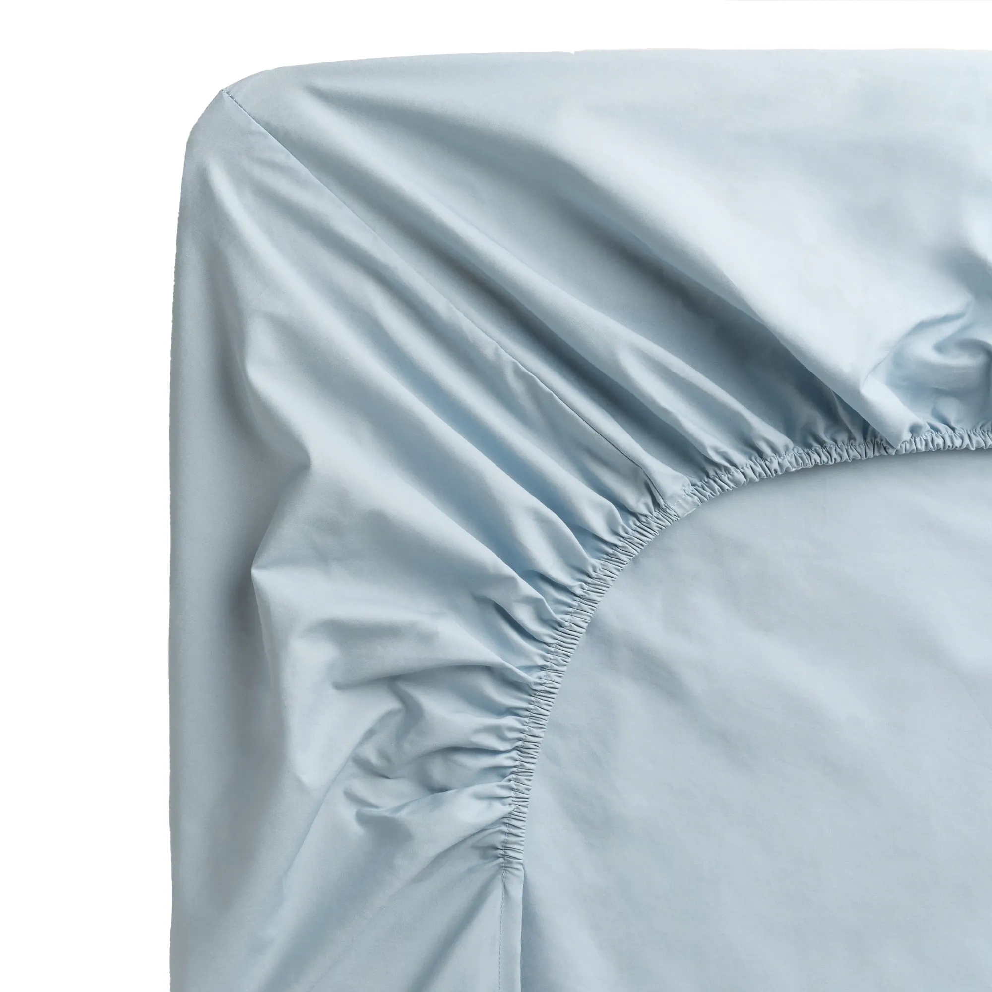Percale Shirt Blue dra-på-lakan - 1