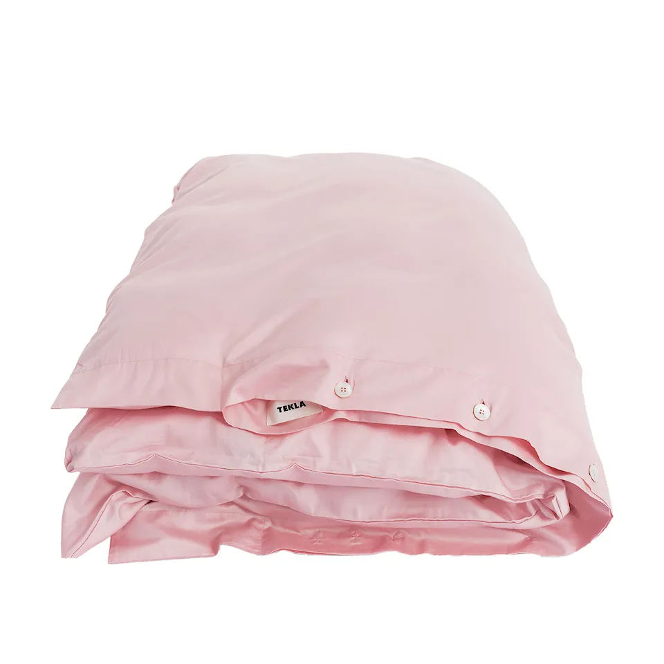 Sateen duvet covers solid 150x210cm blushing pink