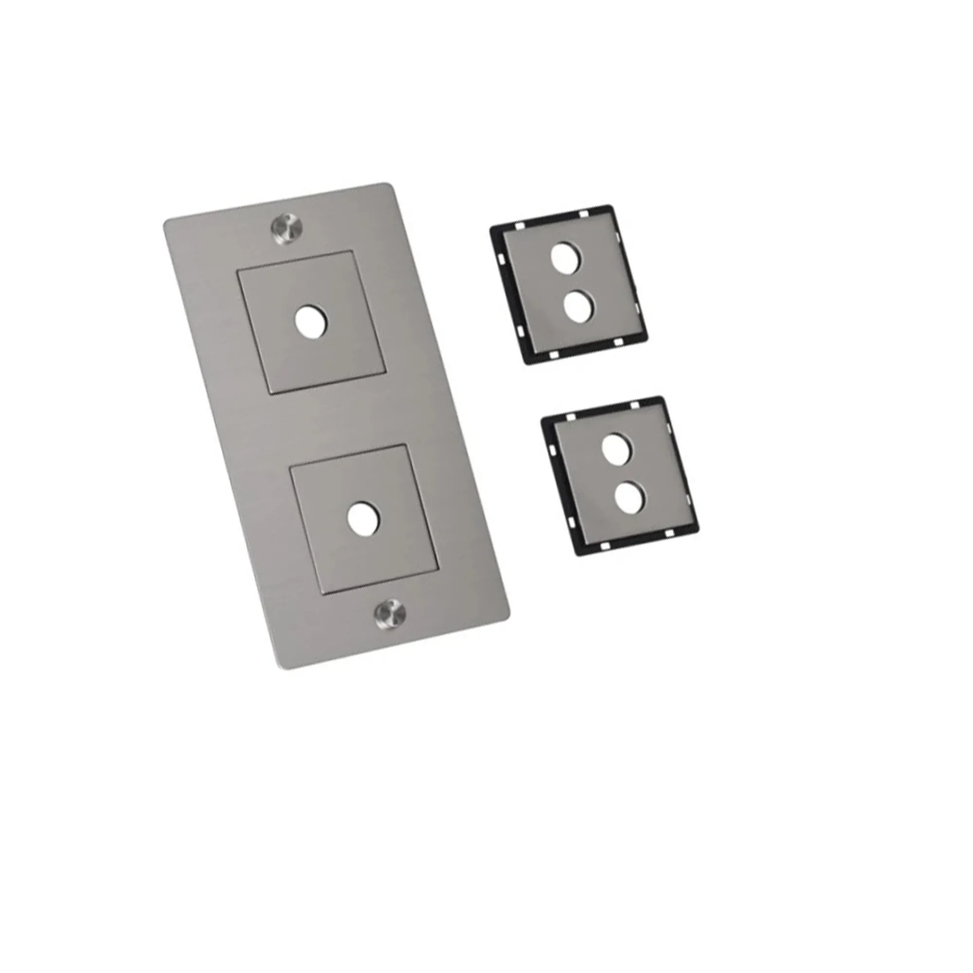 2G Wall Plate Vertical With Infills - 1