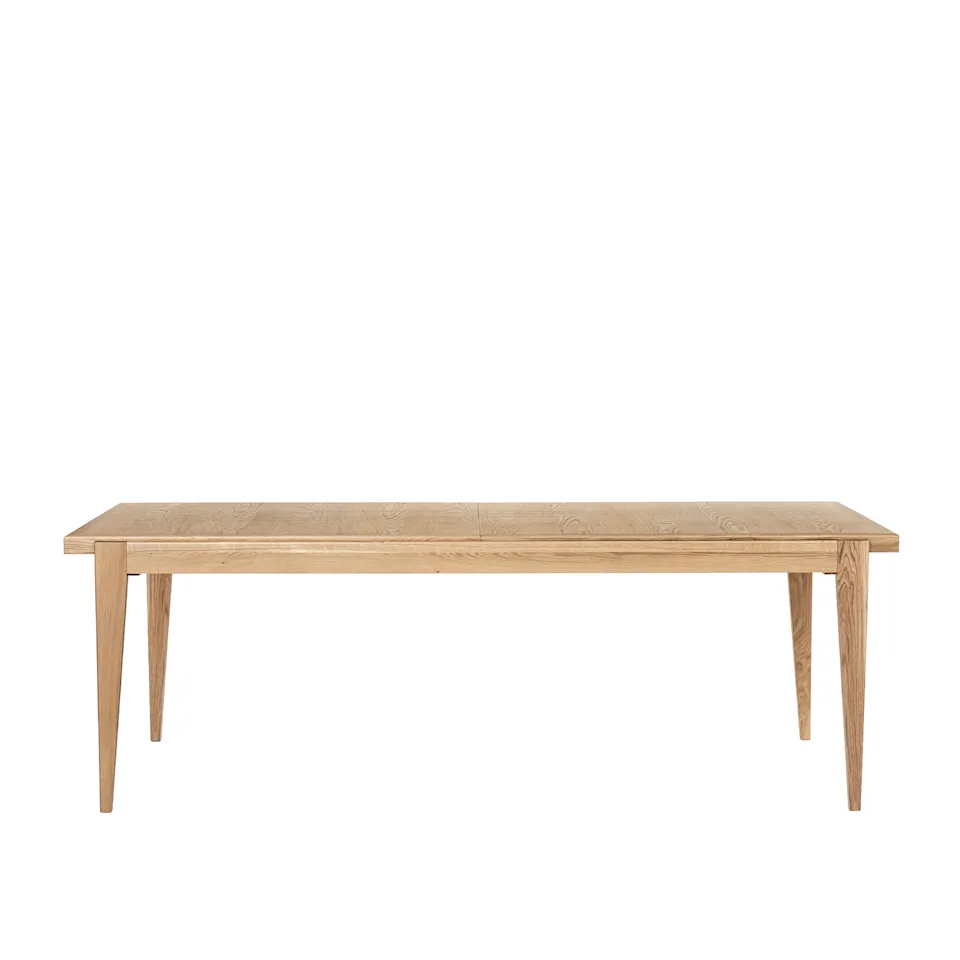 S-Table Dining Table Extendable 95x220 cm/270/320, Oak Matt Lacquered