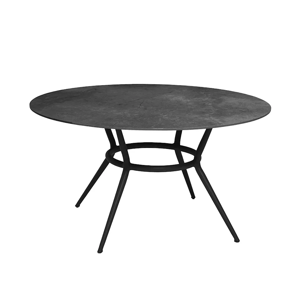 Joy Round Table 144, Fossil Ceramic Black