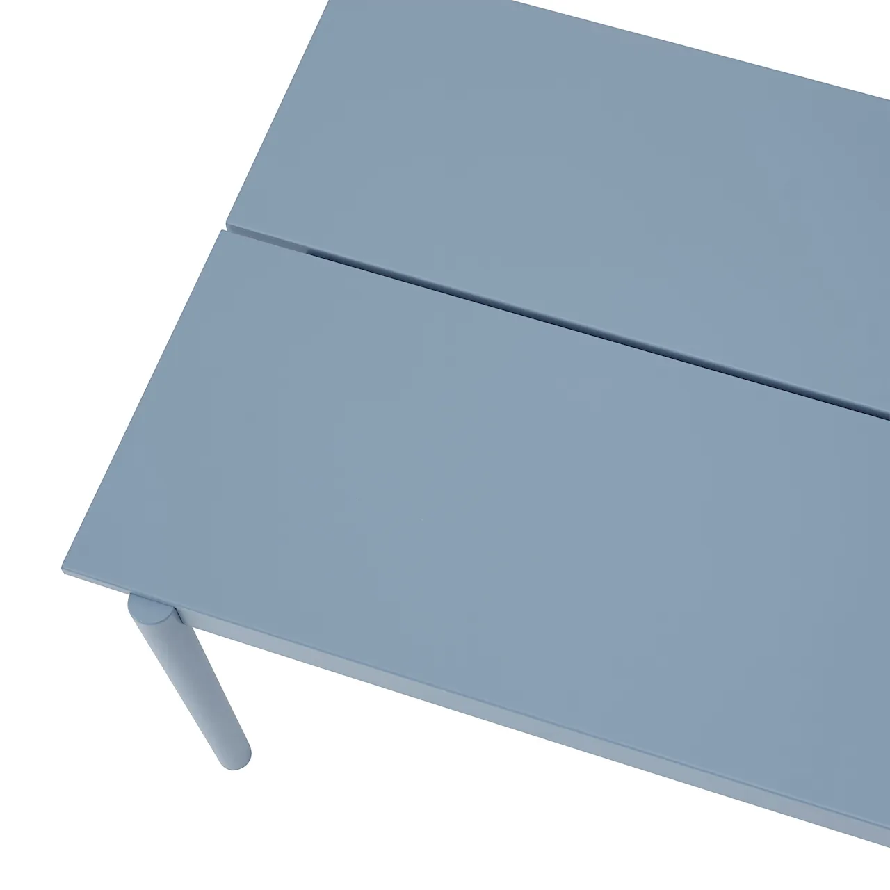 Linear Steel Table 140 cm Pale Blue