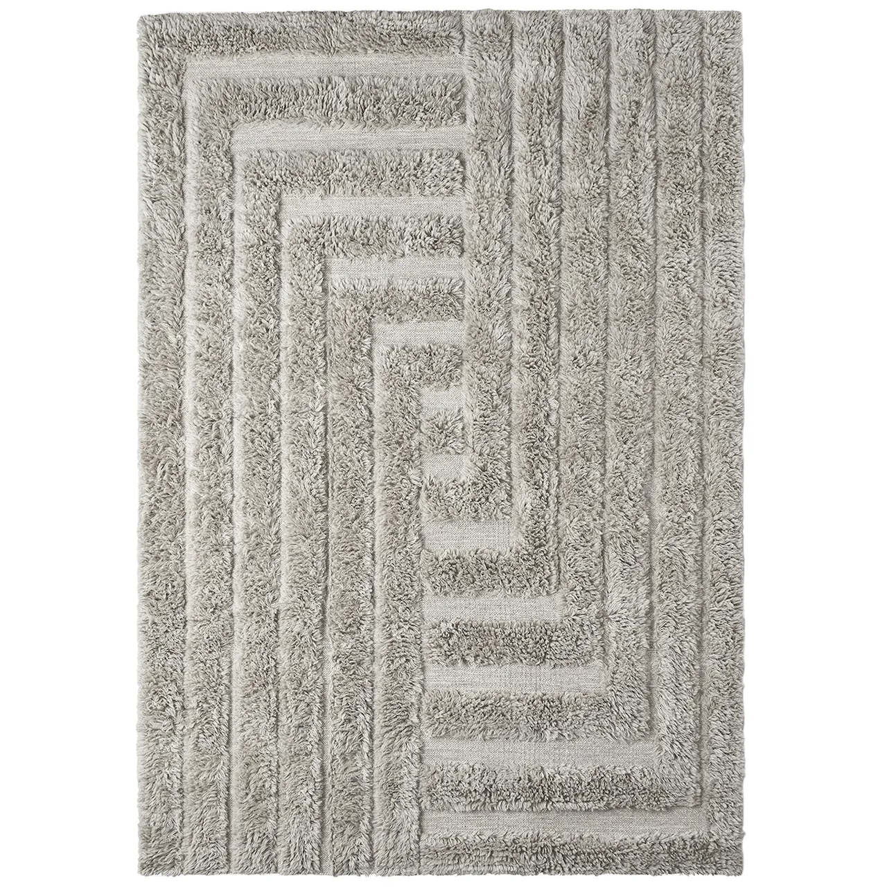 Shaggy Labyrinth Grey 200 X 300