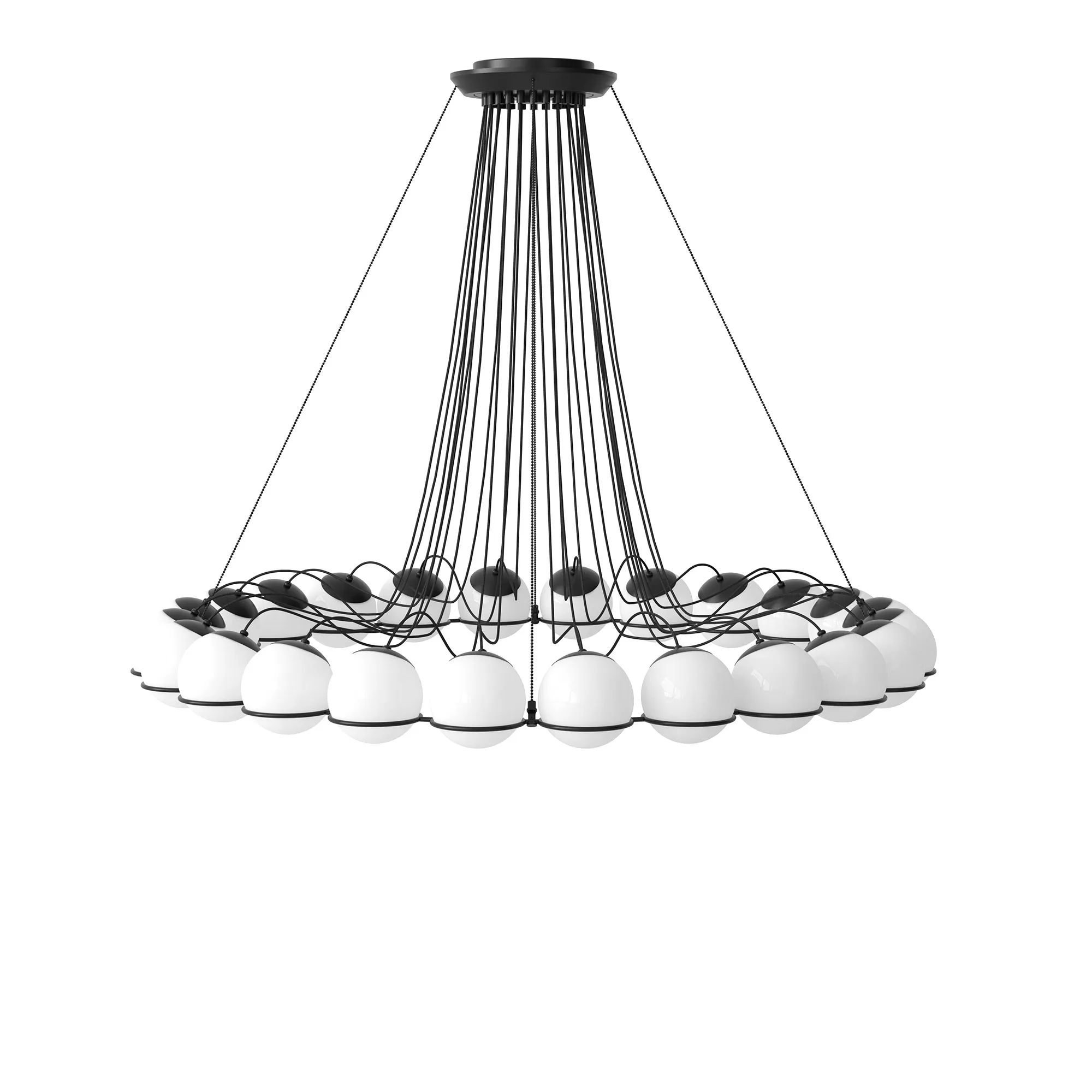 Model 2109 Opaline Spheres - 1