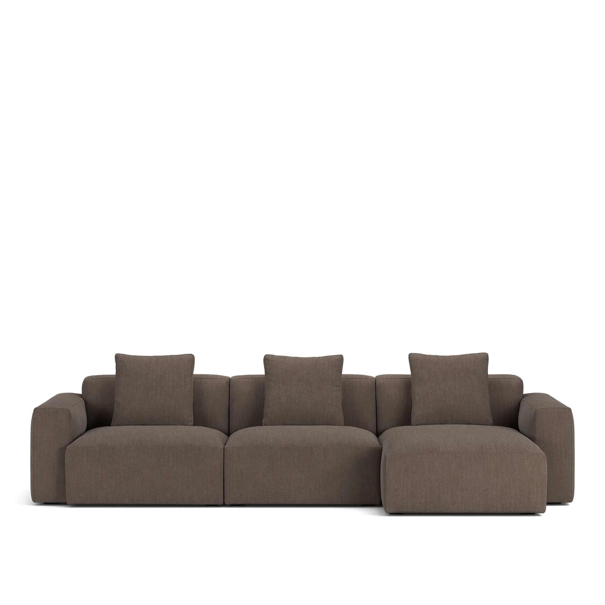 Brick 3-sitssoffa schäslong höger - 10