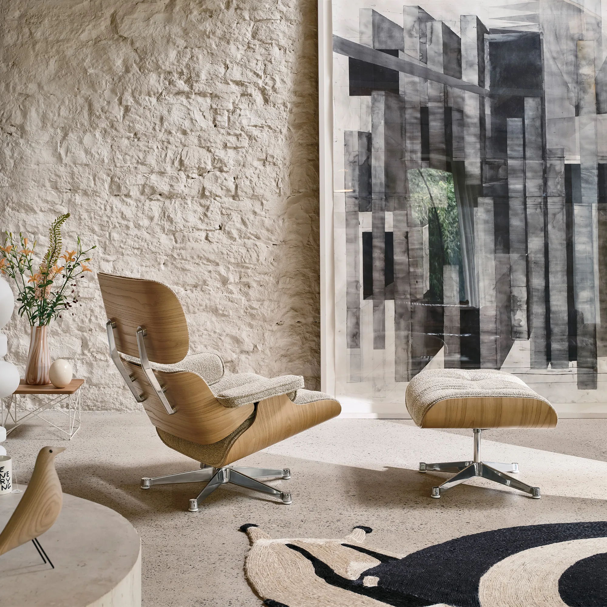 Eames Lounge Ottoman - 9