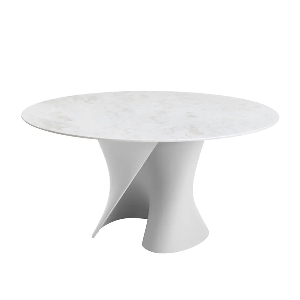 S Table Marble