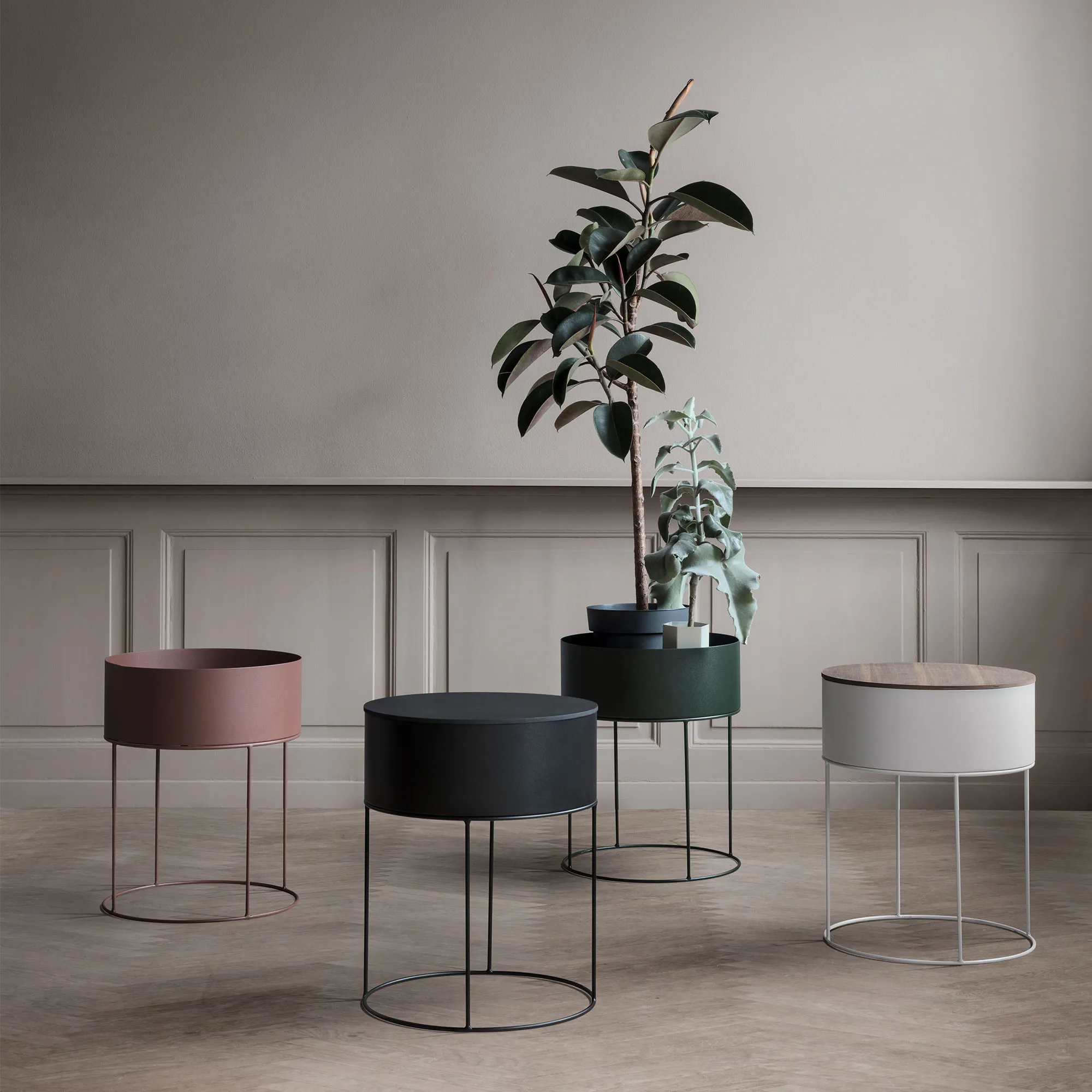 Plant Round blomlåda