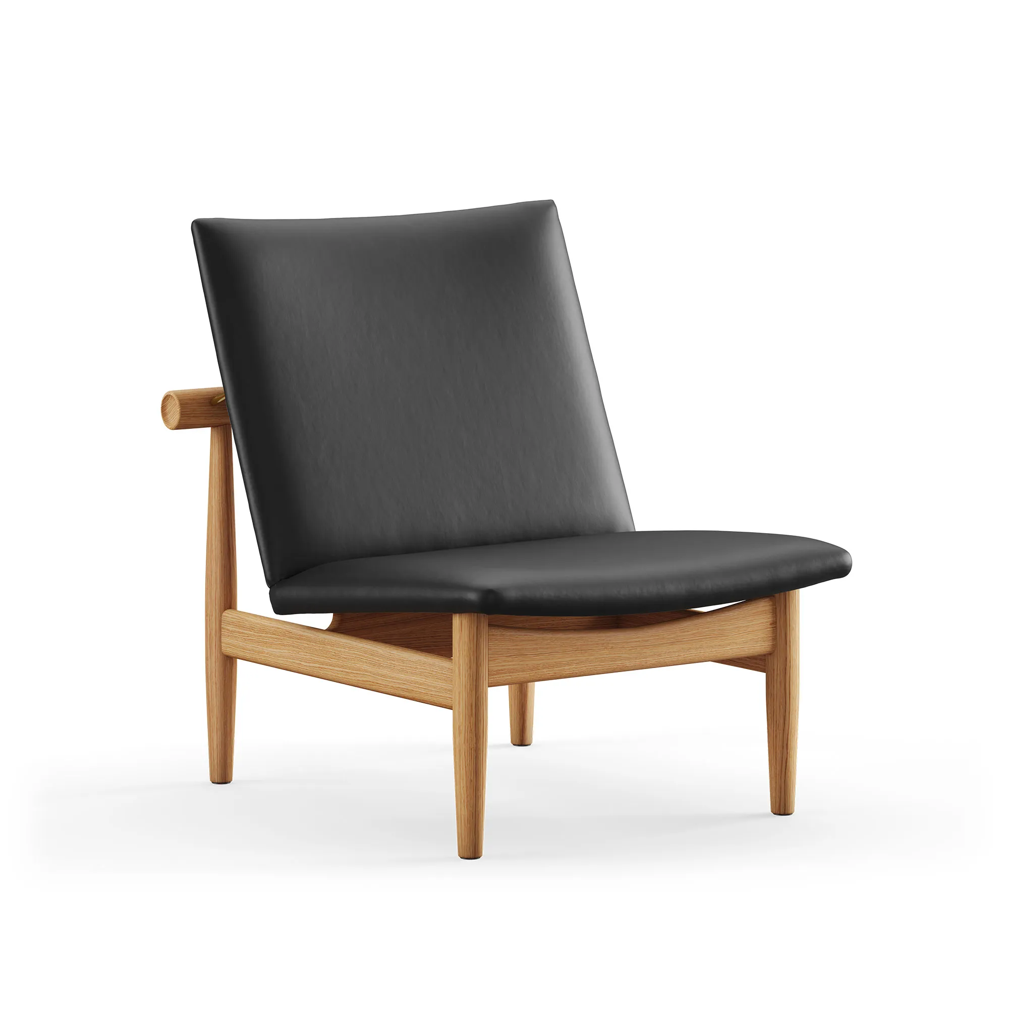 Japan fåtölj Dark oiled oak - 1