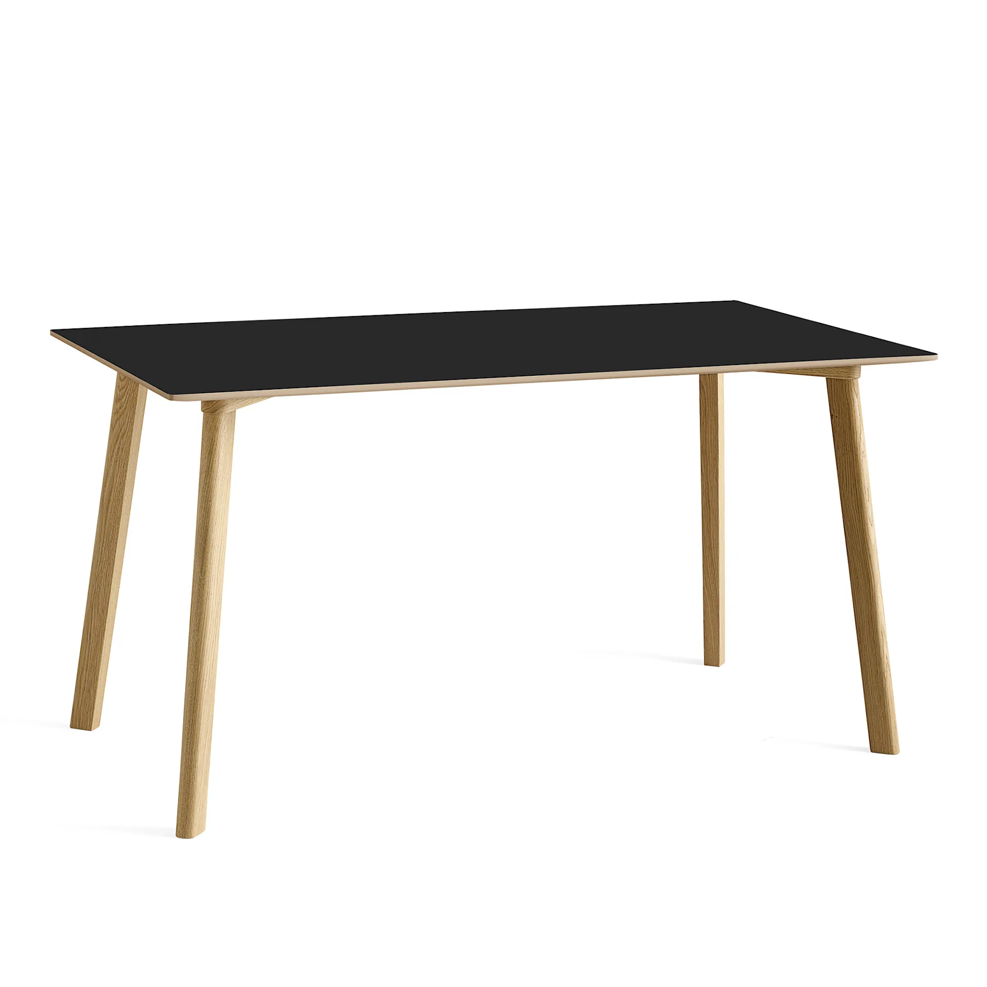 CPH Deux 210 2.0 Table 140 cm Ink Black Laminate - HAY - Ronan & Erwan Bouroullec - NO GA