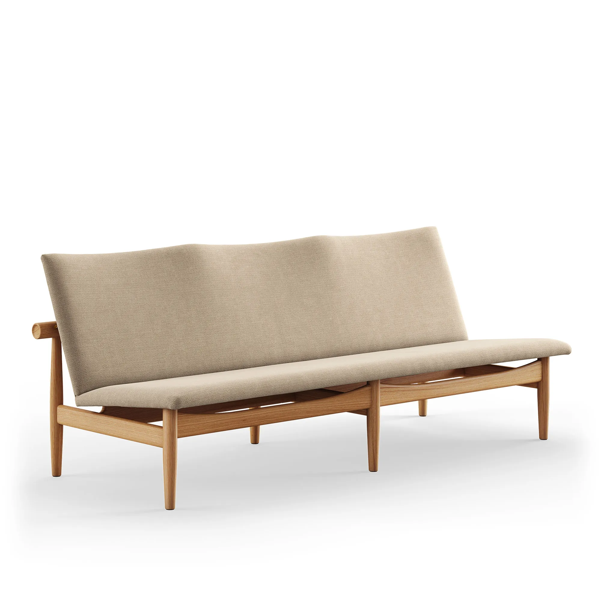 Japan soffa 3 sits Dark oiled oak - 1