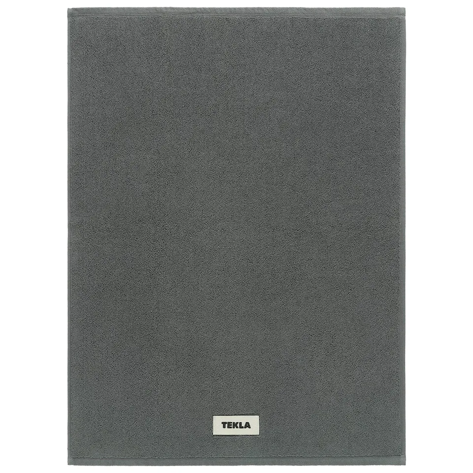  Terry Solid Charcoal Grey badrumsmatta 50 x 70 cm