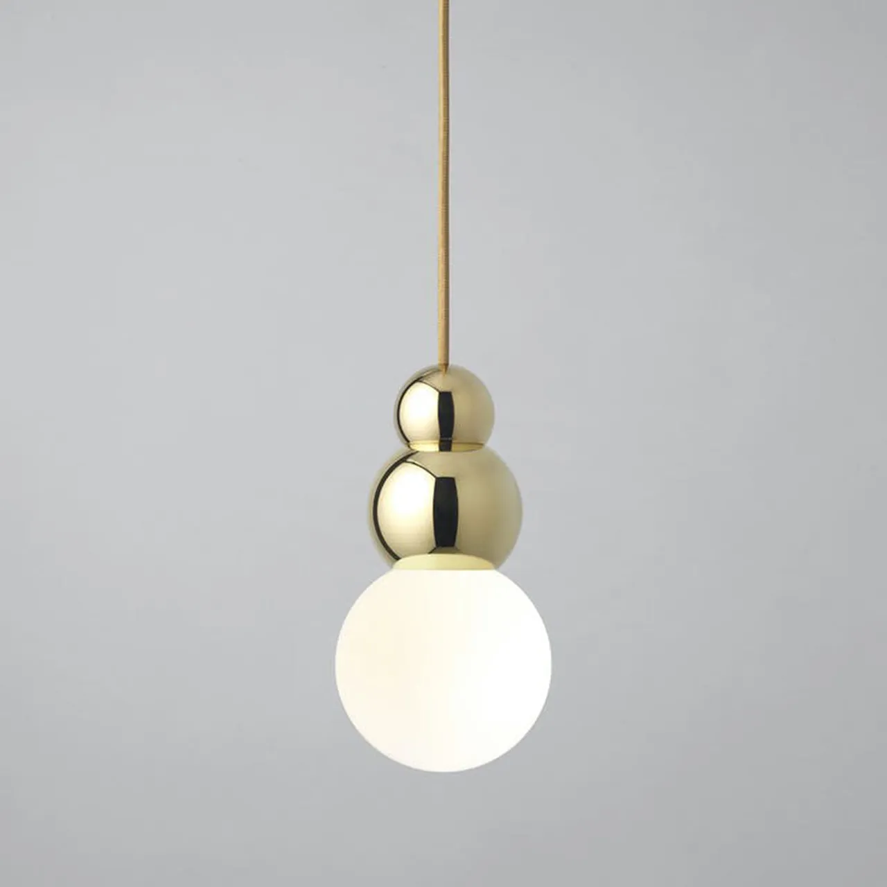 Ball Light Large Pendant Flex Polished Brass