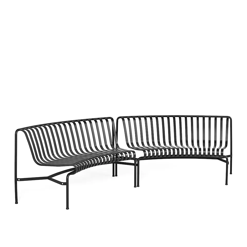 Palissade Park Dining Bench - Anthracite In/In