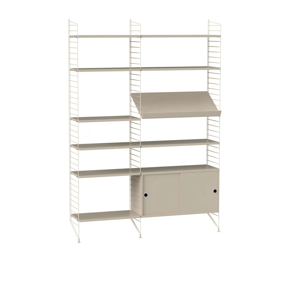 SVardagsrum hyllsystem H beige/beige