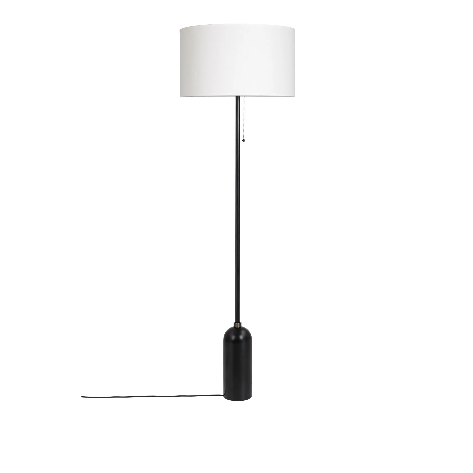 Gravity golvlampa svart stål - 1