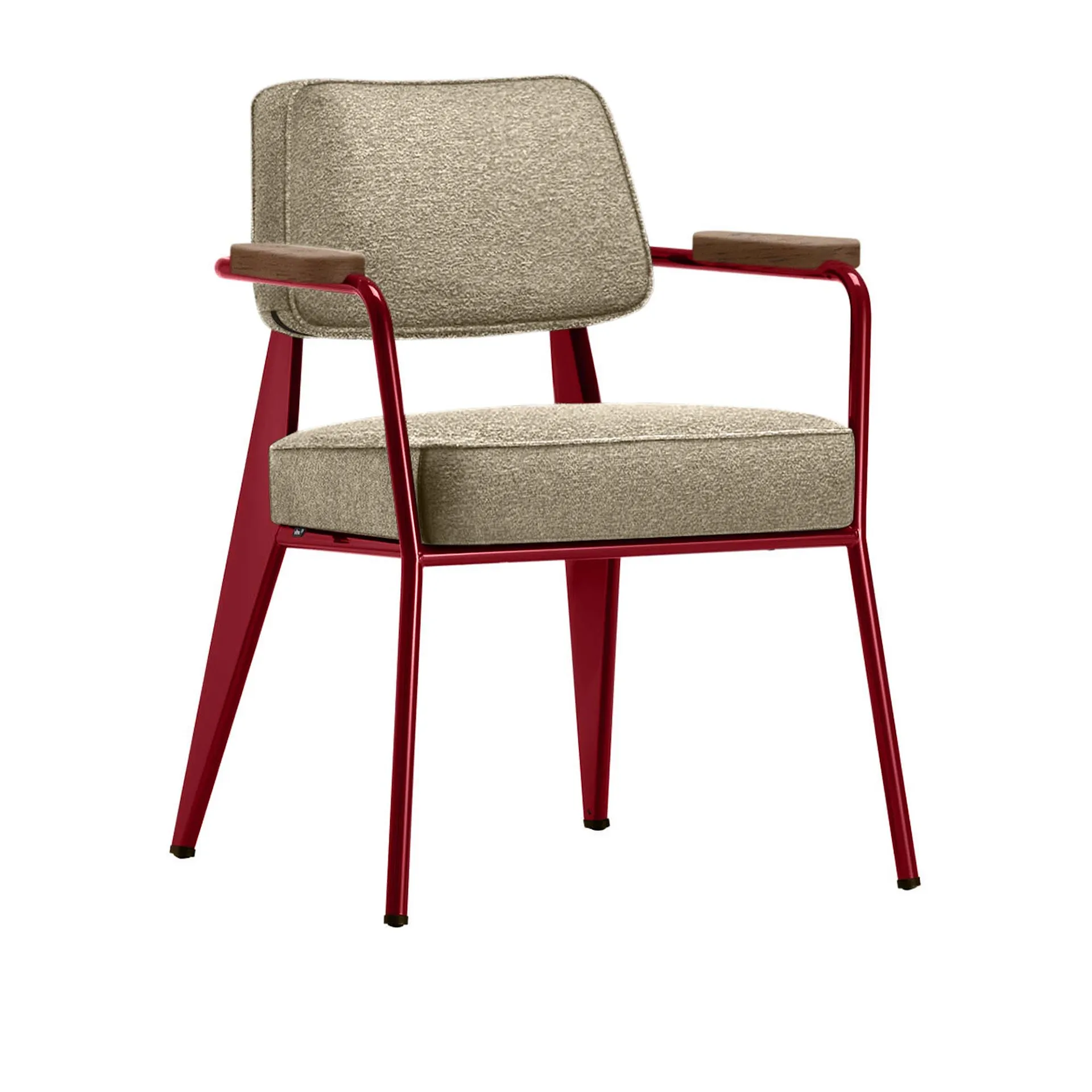 Fauteuil Direction karmstol Japanese Red - Vitra - Jean Prouvé - NO GA