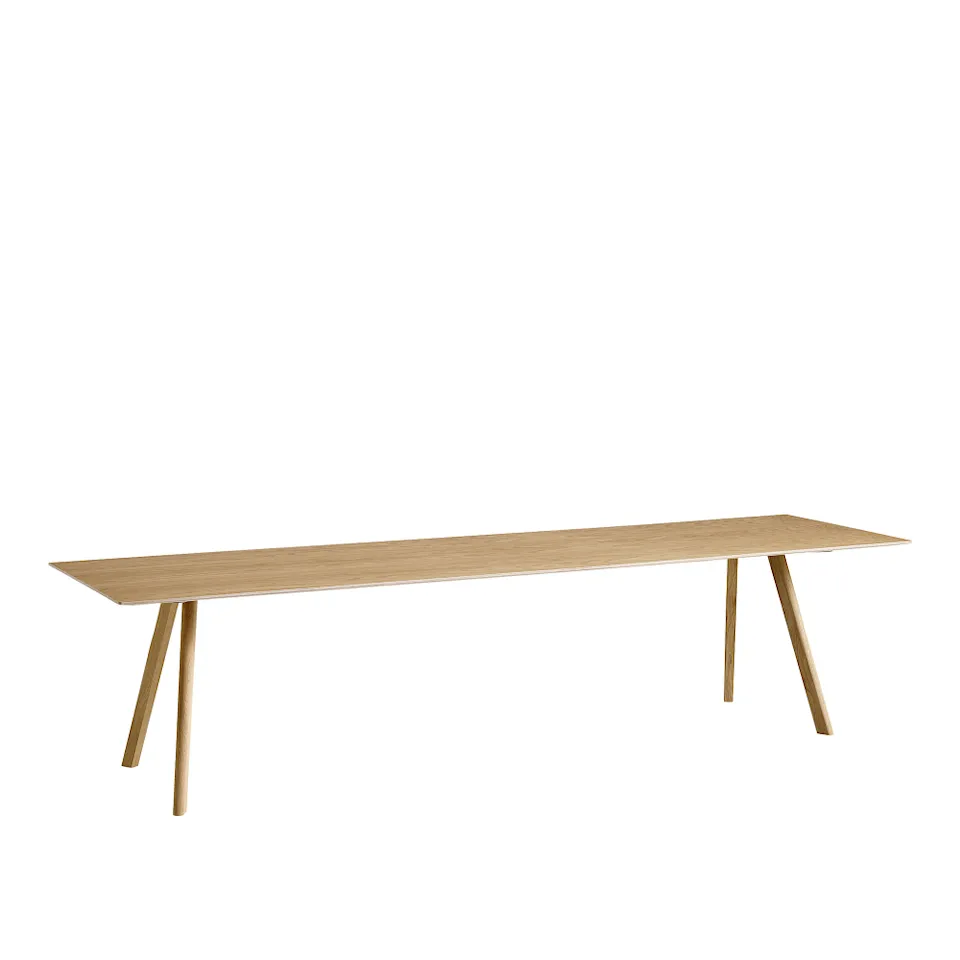 CPH30 2.0 Table Lacquered Oak Frame L300 X W90 X H74  Lacquered Oak Veneer Tabletop Lacquered Edge