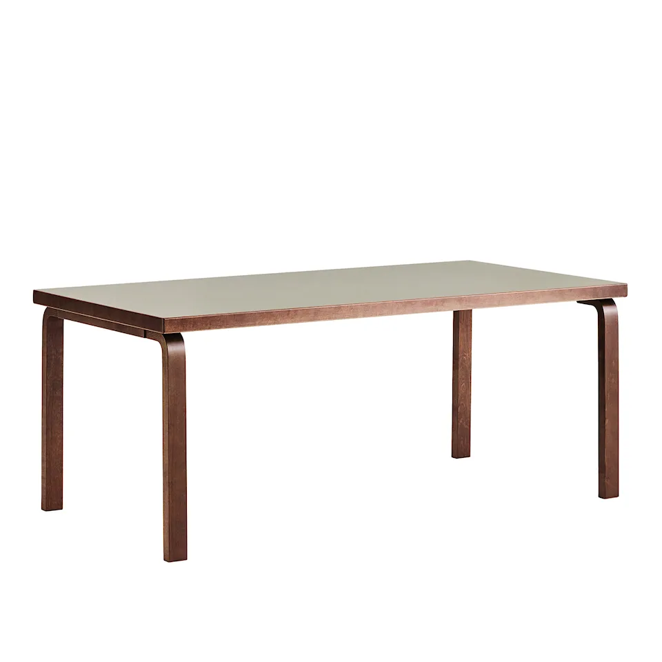 Table 83 Exclusive Edition walnut stain/linoleum olive