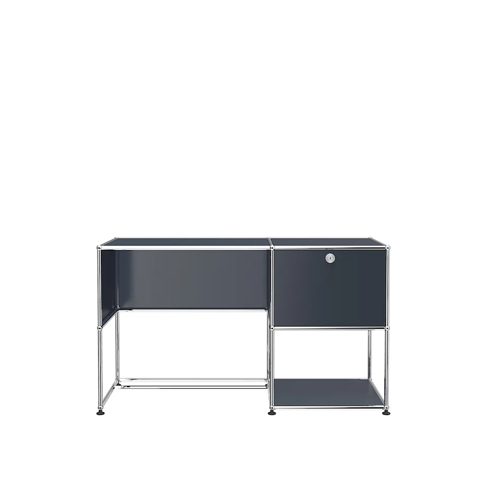 USM Haller 107 Desk, Anthracite