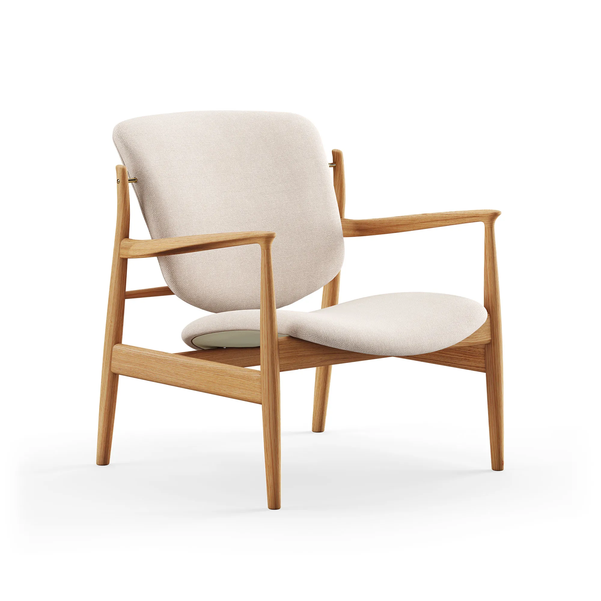 France fåtölj Dark oiled oak - 1