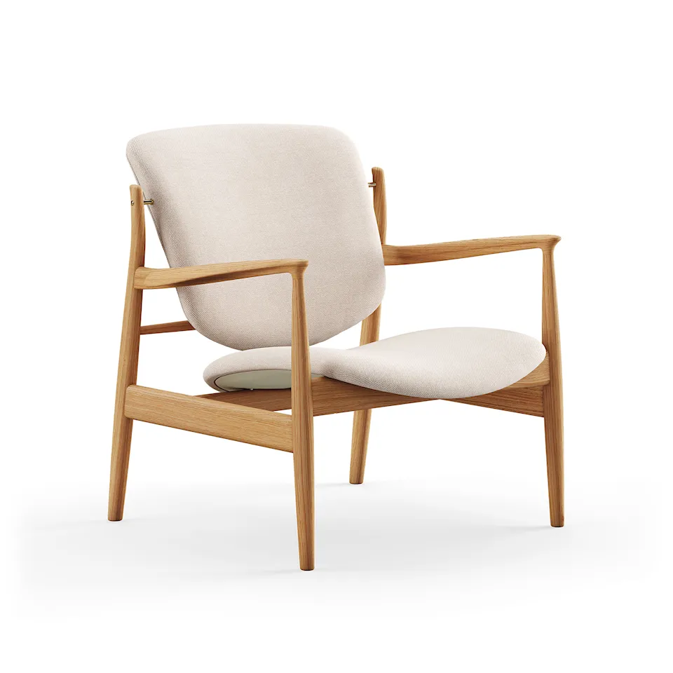 France fåtölj Dark oiled oak