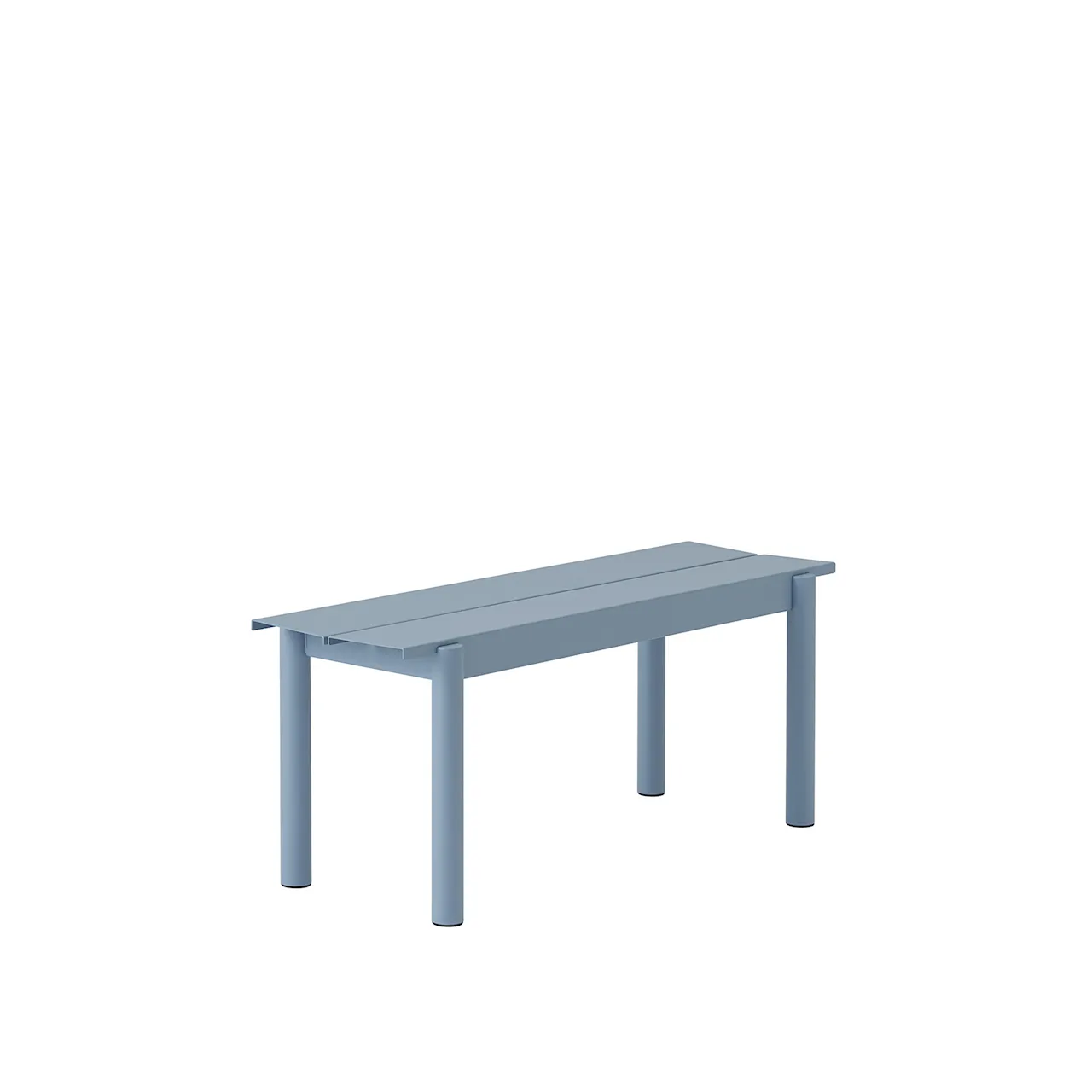 Linear Steel Bench 110cm Dark Green