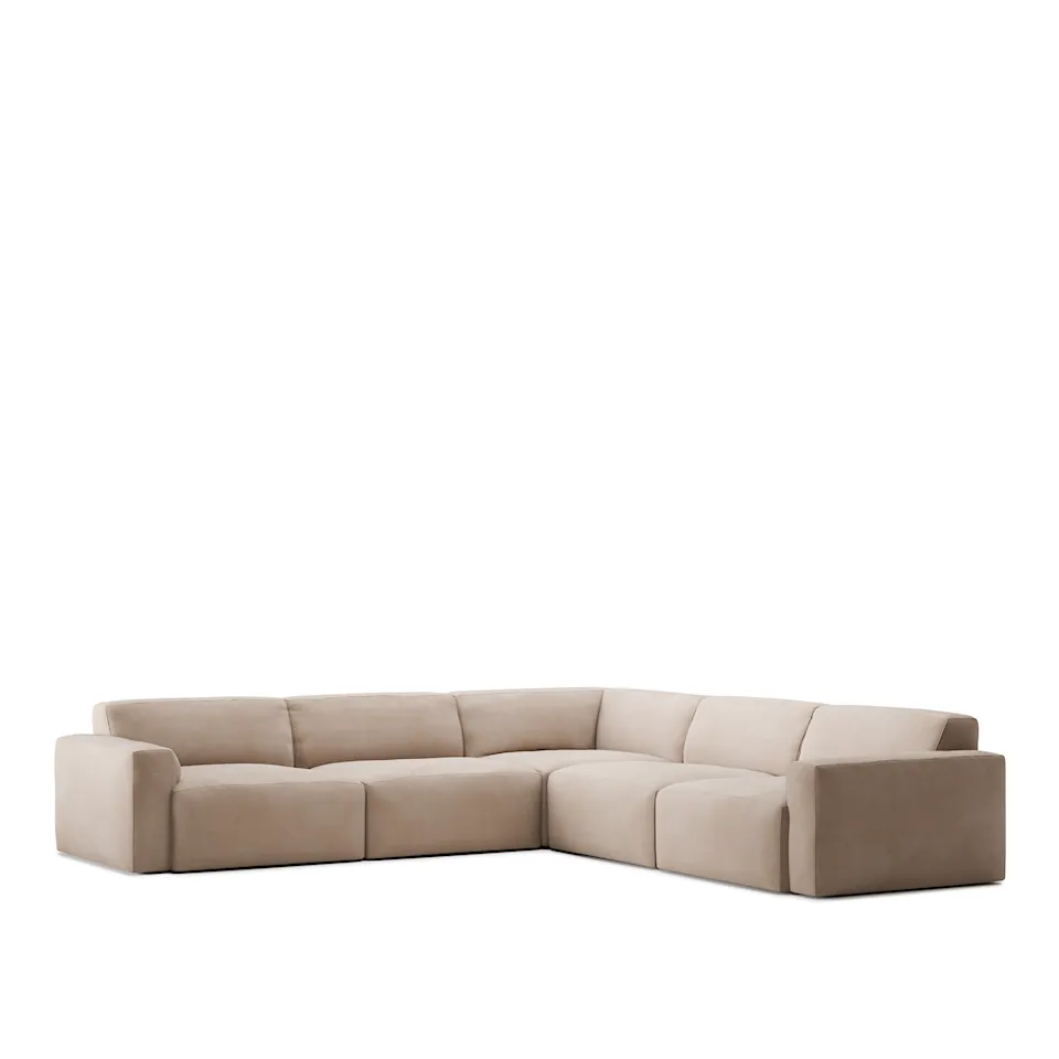 Brick 5-Seater Corner - Shadow Beige