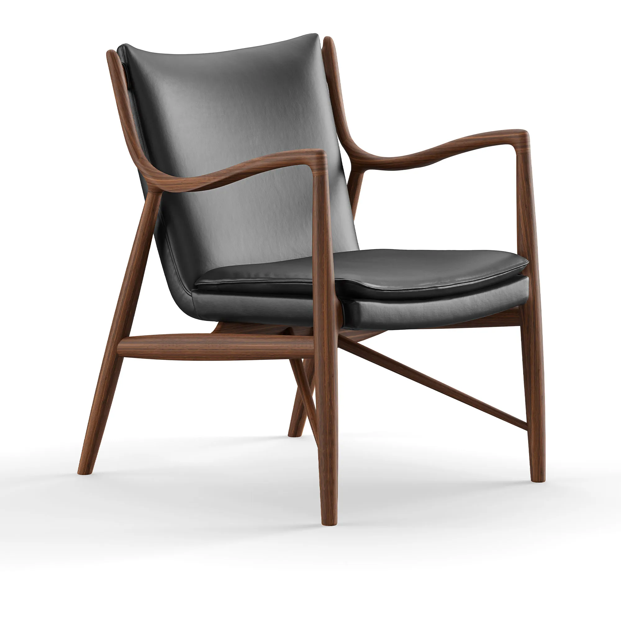 45 fåtölj Walnut - 1