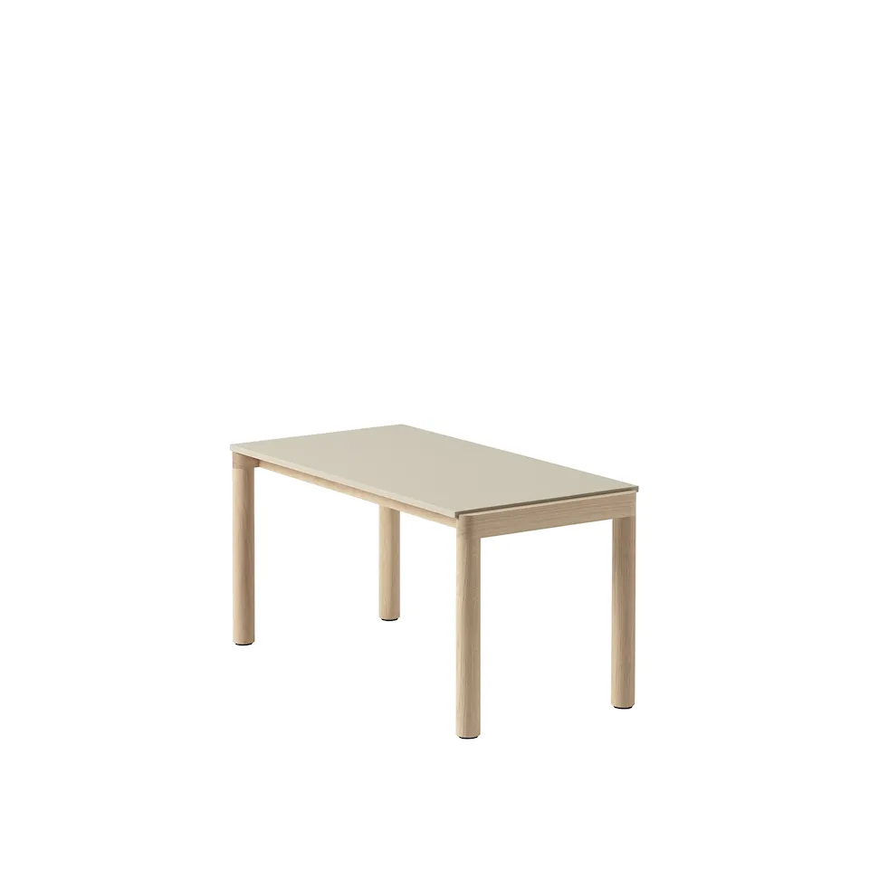 Couple Coffee Table / 40 x 84 x 40 cm - 1 Plain - Sand/Oak