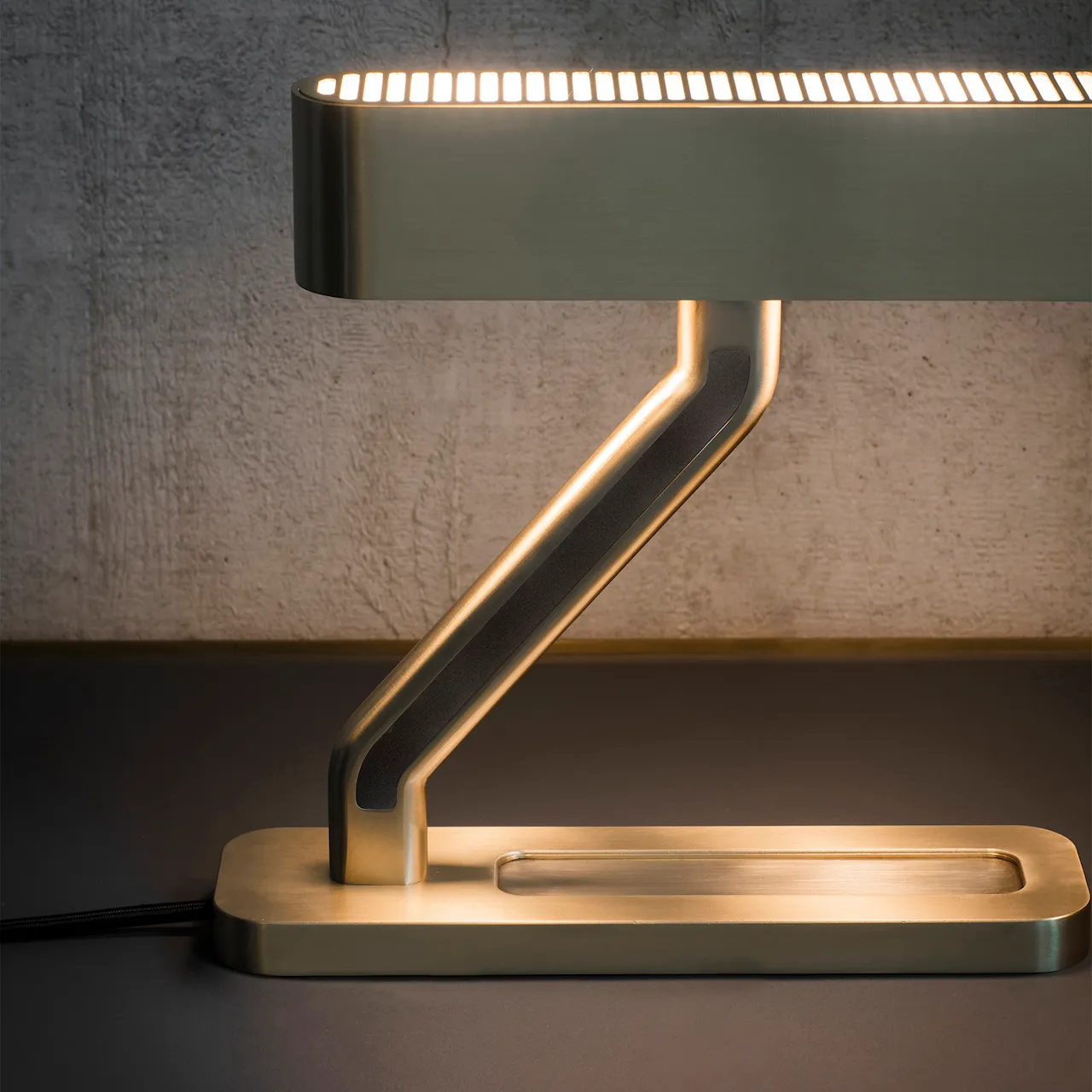 Colt Table Lamp Brushed Brass