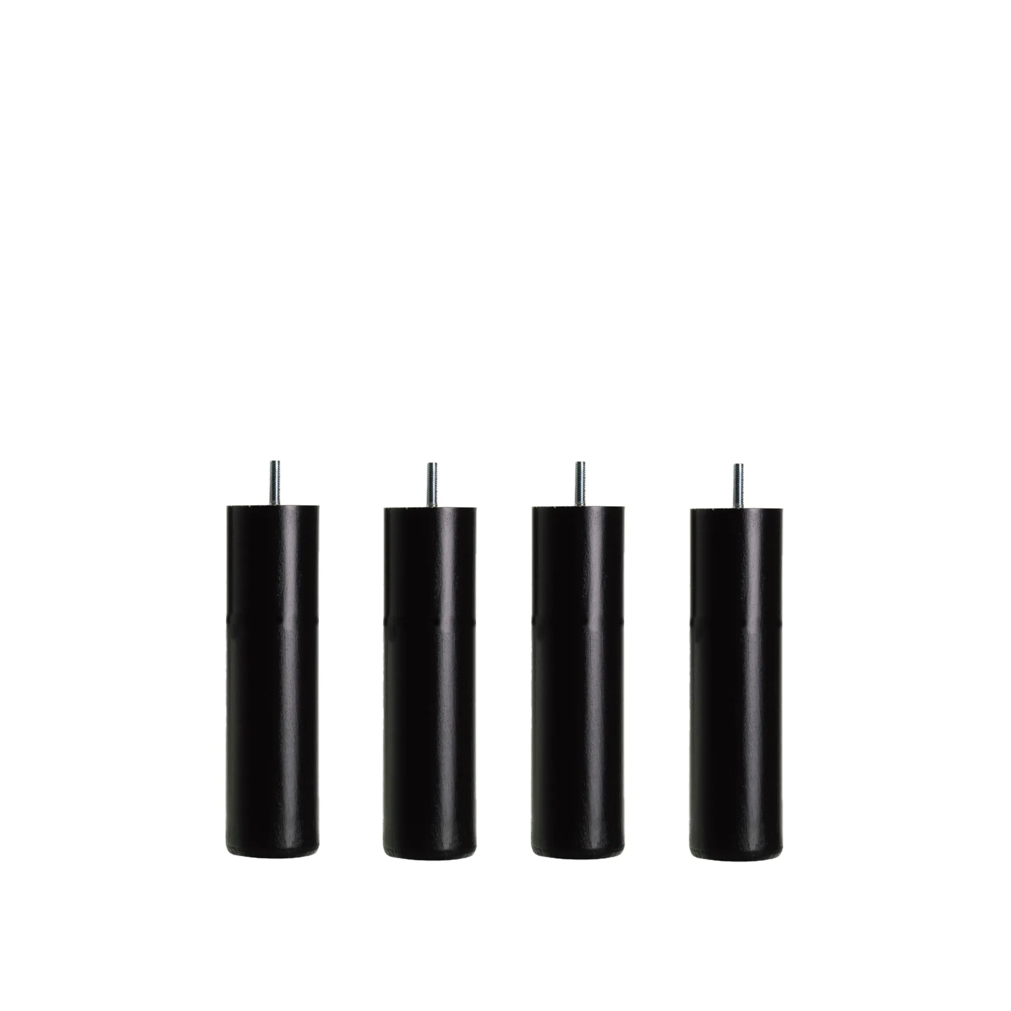 Dux SC sängben rund svart 4-pack - 1