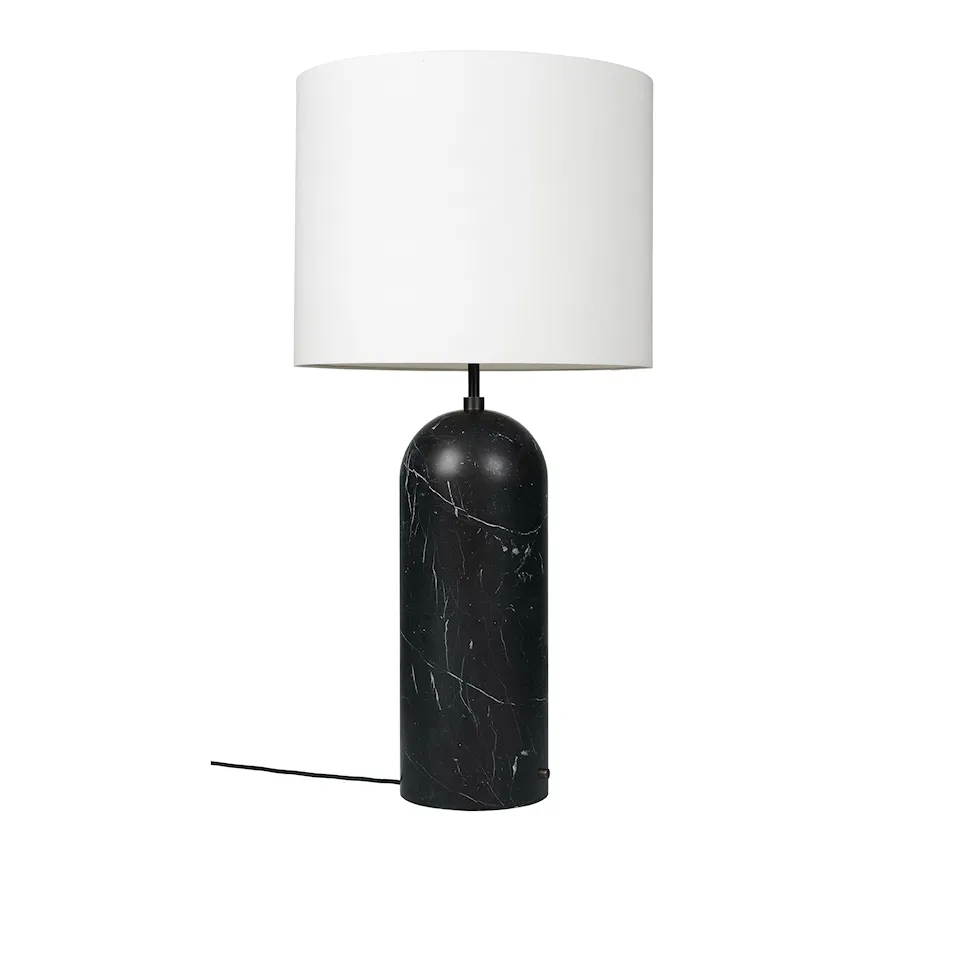 Gravity golvlampa XL Low svart marmor