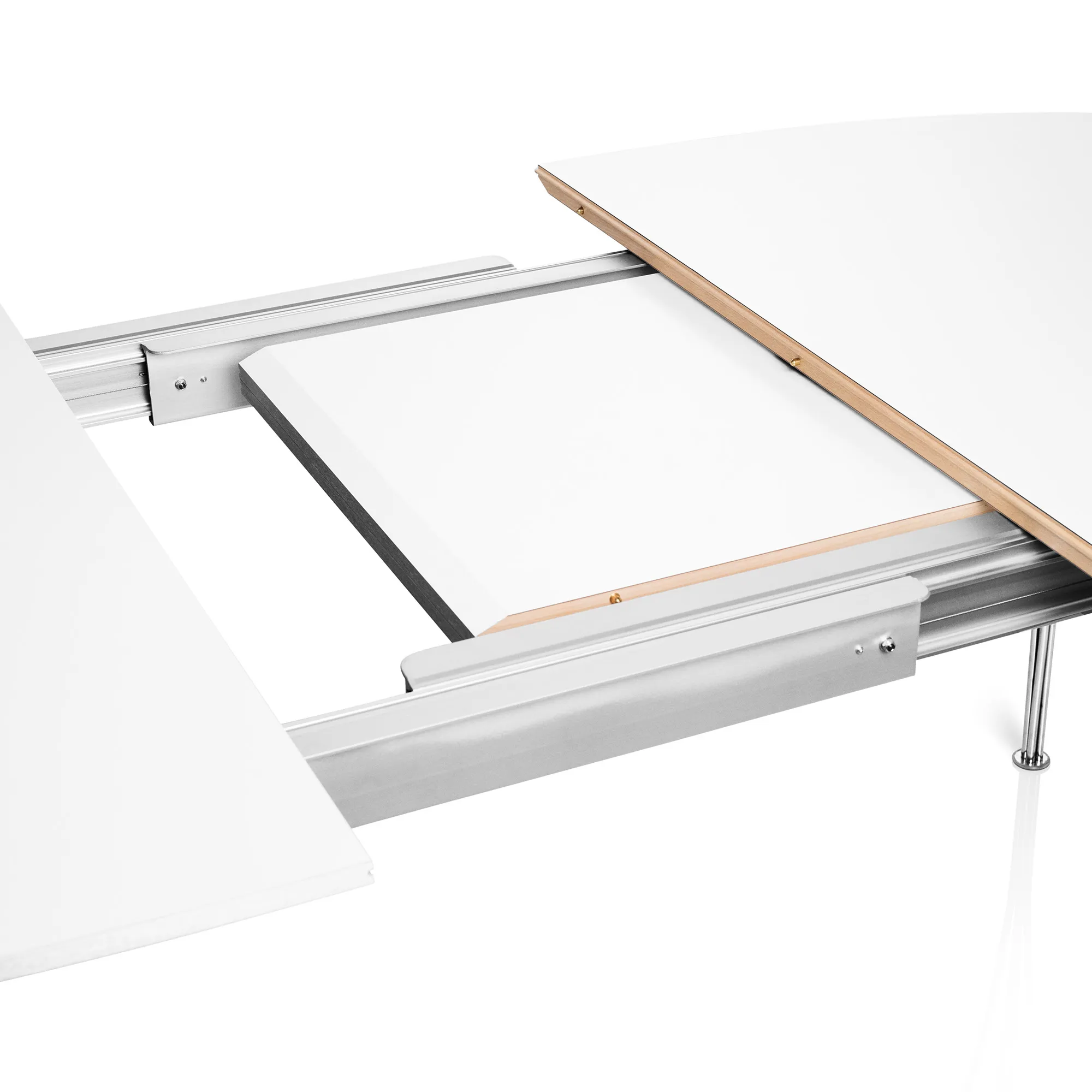 B620 Superellips matbord & Sjuan 3107 matstolar i svart ask 4 st - 7