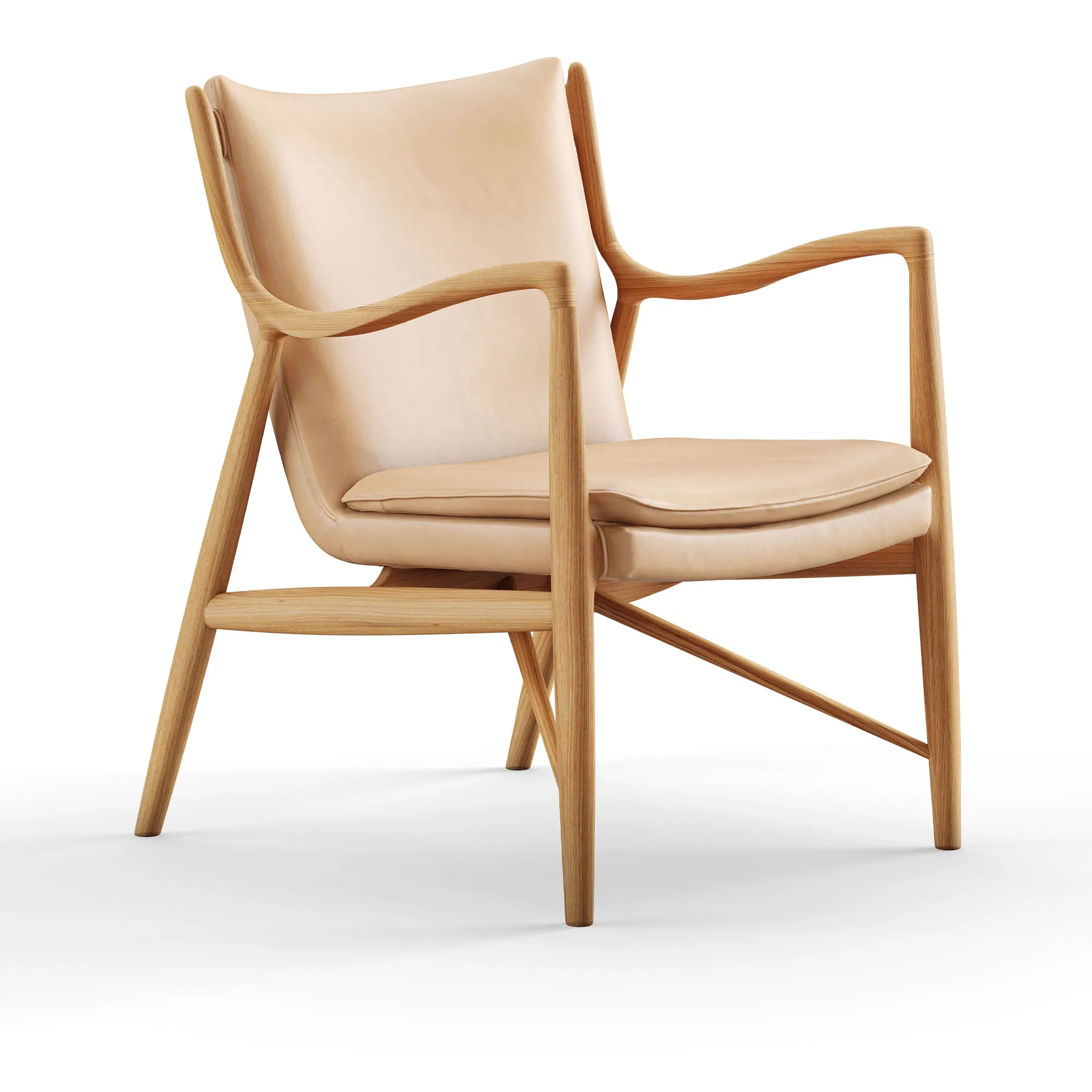 45 fåtölj Dark oiled oak - 1