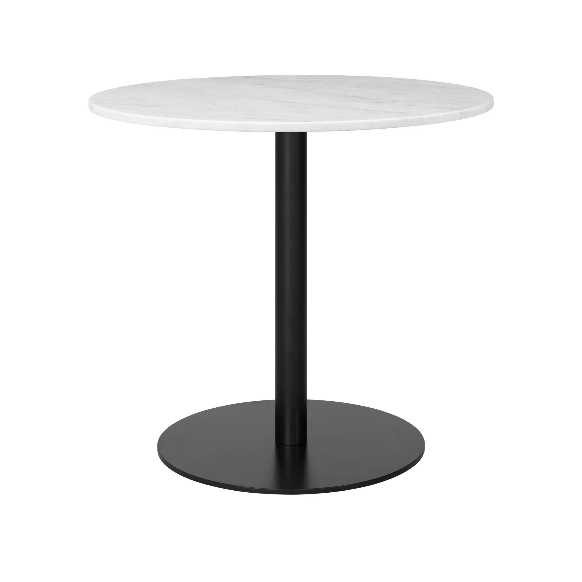 GUBI 1.0 matbord Ø80 cm svart - 1