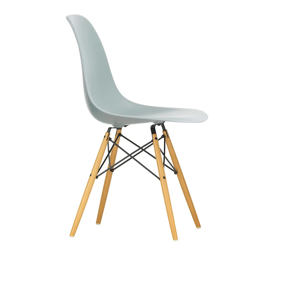 Eames Plastic Chair DSW - 24 Light Grey - Golden Maple