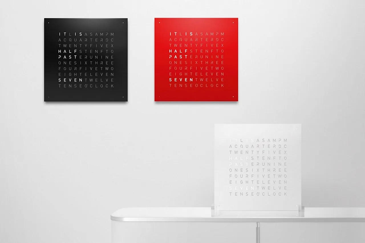 Qlocktwo – Unika klockor med stil och funktion | Nordiska Galleriet