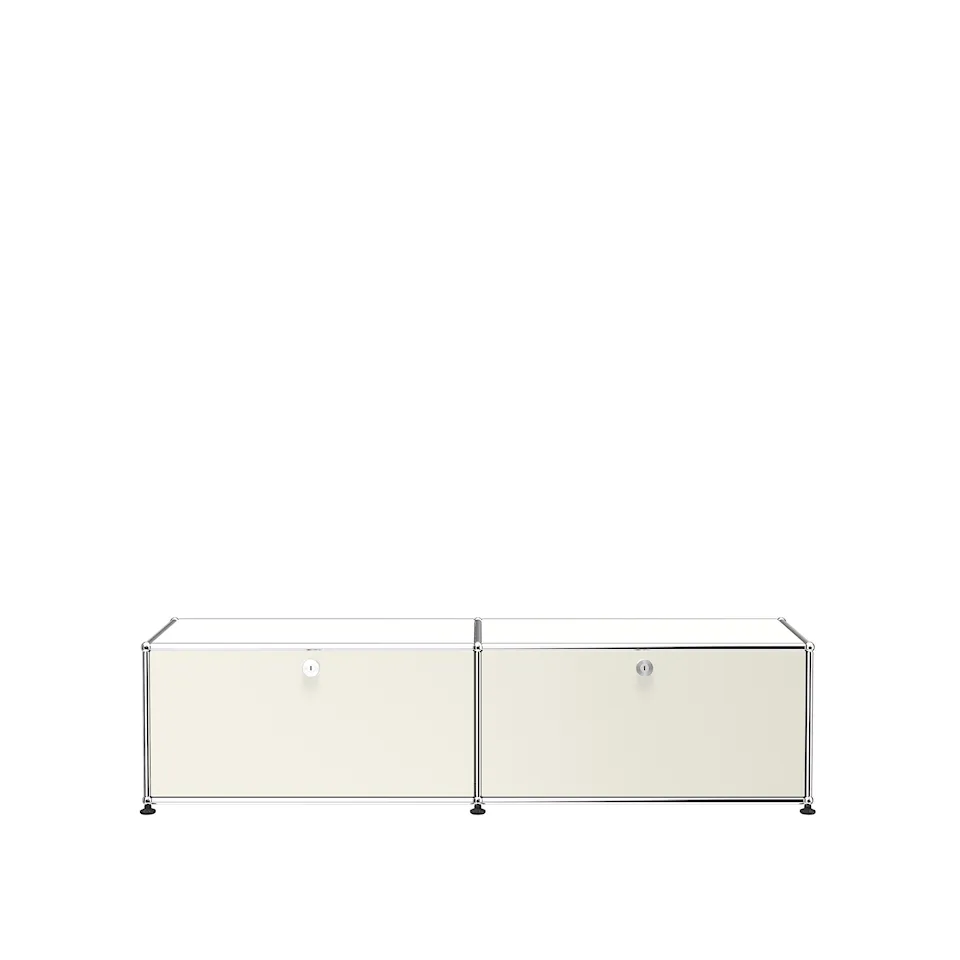 USM Haller 3 Media Unit, Pure White