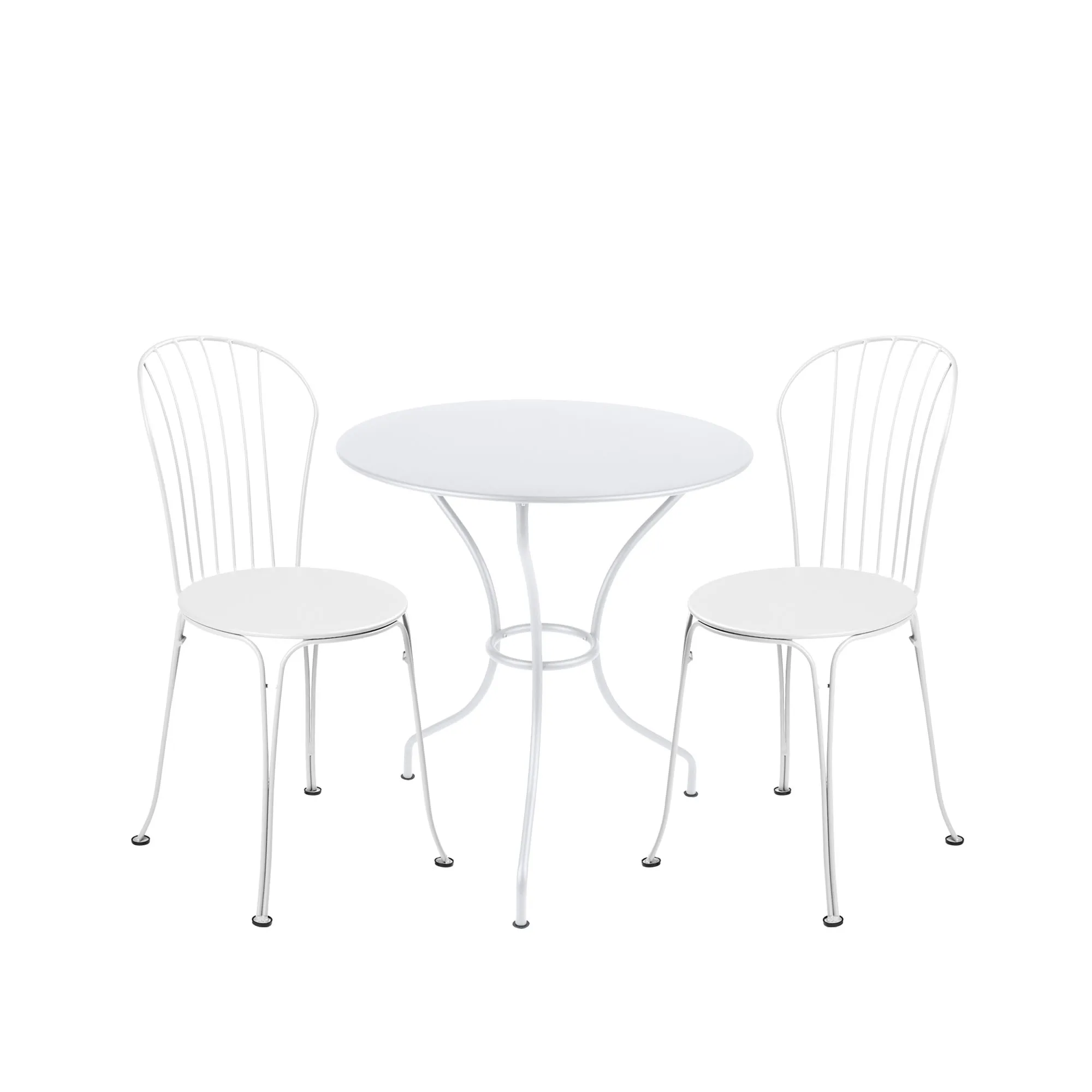 Opéra+ matgrupp pedestalbord Ø67cm & 2 stolar - 1