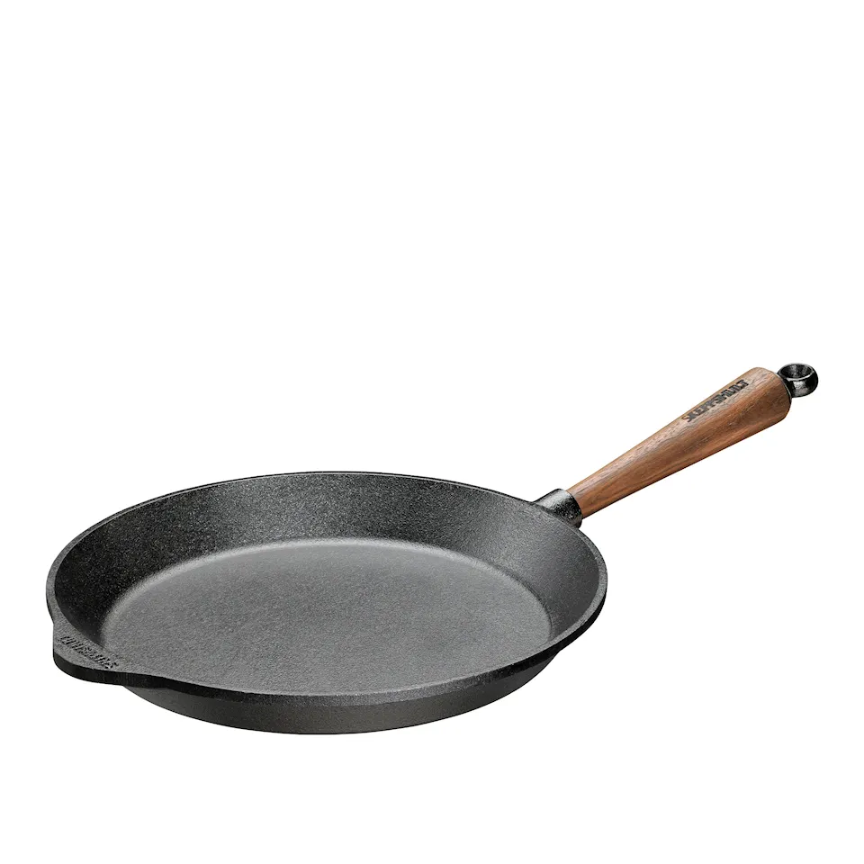 Stekpanna 28 cm valnötshandtag