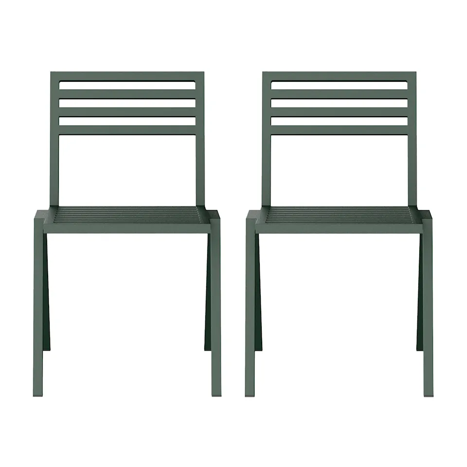 19 Outdoors Stacking Chair Set of 2