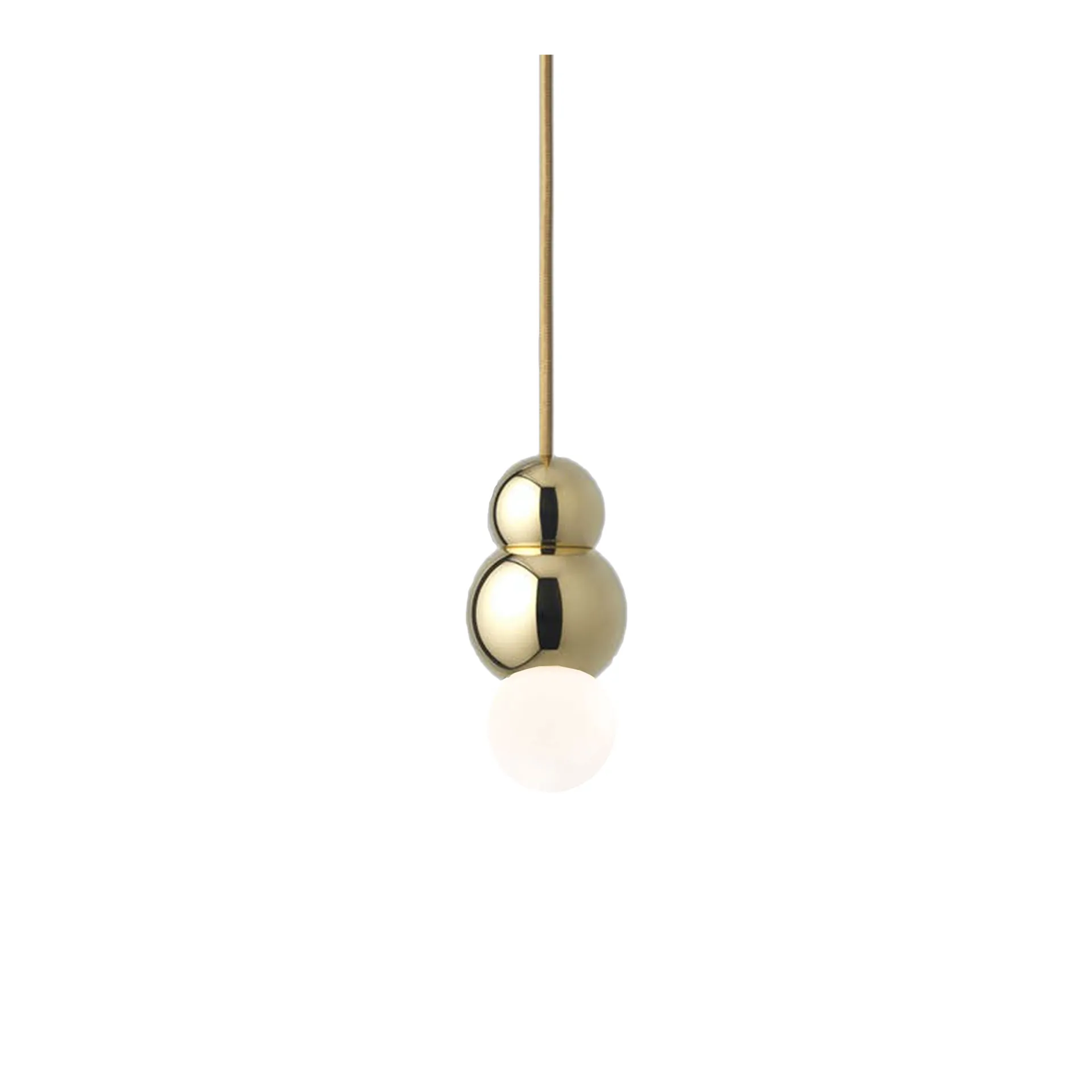 Ball Light Small Pendant Flex Polished Brass - Michael Anastassiades - Michael Anastassiades - NO GA