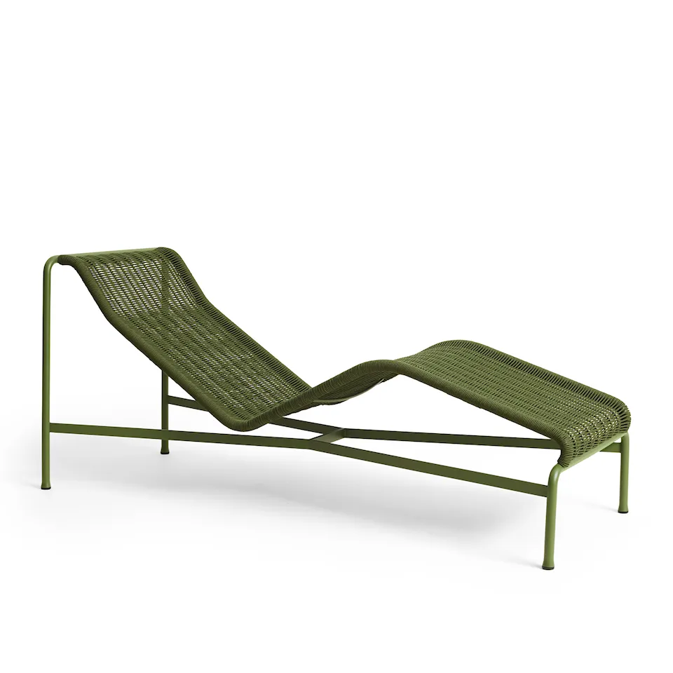 Palissade cord chaise longuestol - Olive