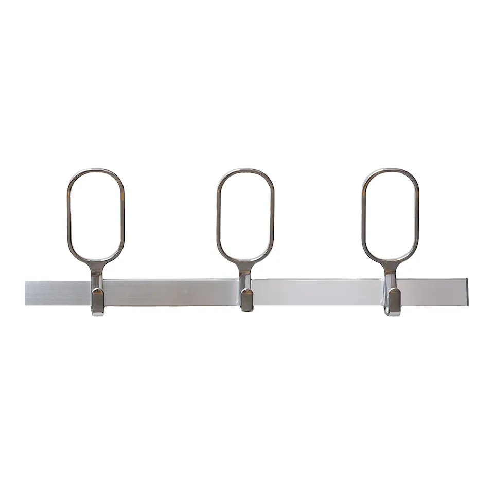 Birds On A Wire Bar 3 Hooks - Polished