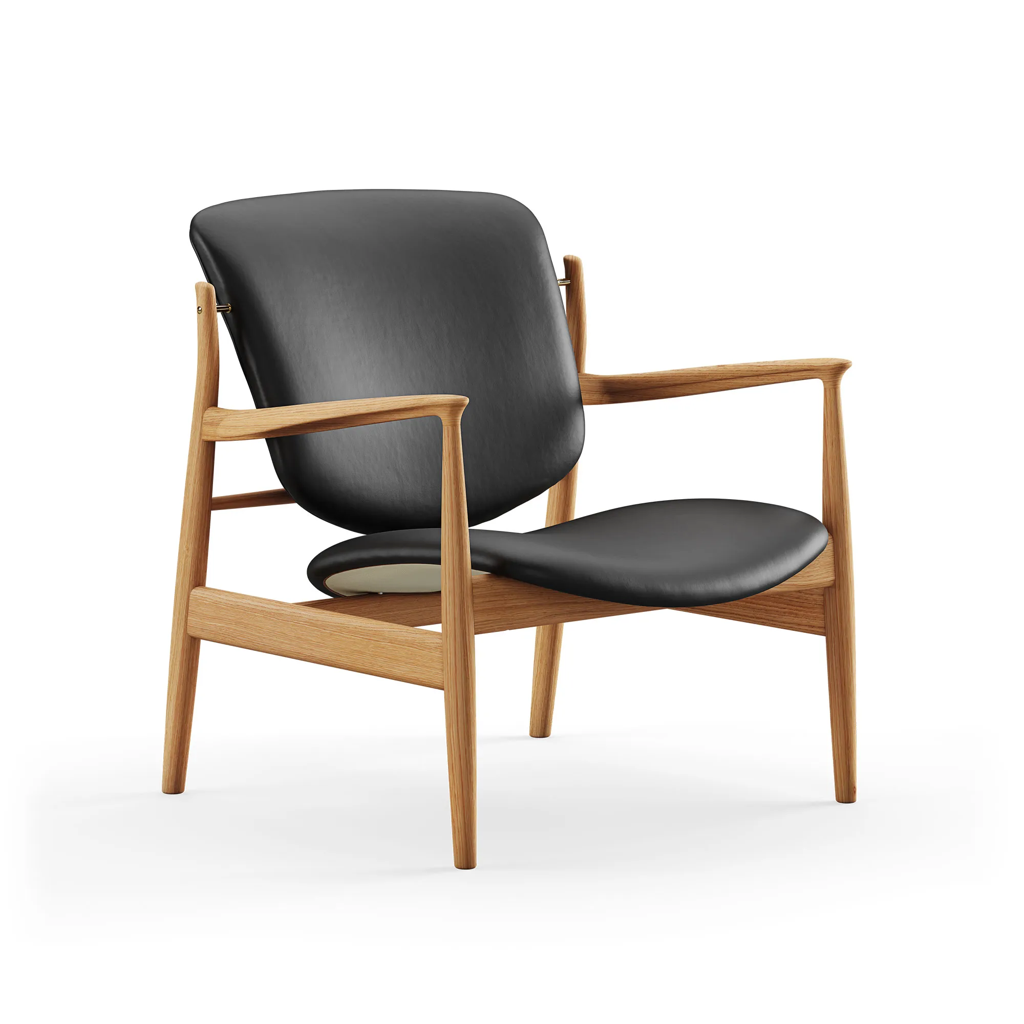 France fåtölj Dark oiled oak - 1